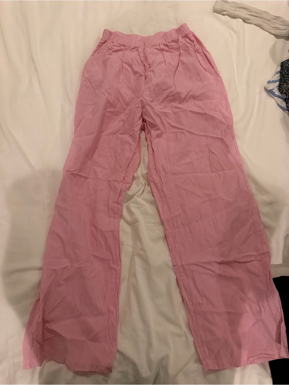 Pink Pin Striped Pants